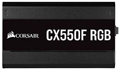 Corsair FONTE ATX 550W - CX550F FULL MODULAR - RGB BLACK - 80 PLUS BRONZE - COM CABO DE FORCA - CP-9020216-BR - Gaamerr maniia 