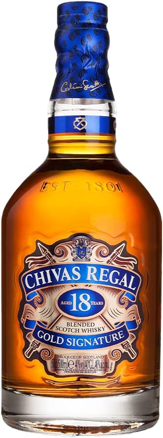 Chivas Regal Whisky 18 anos Escocês 750ml Chivas Sabor Whisky 750 Ml