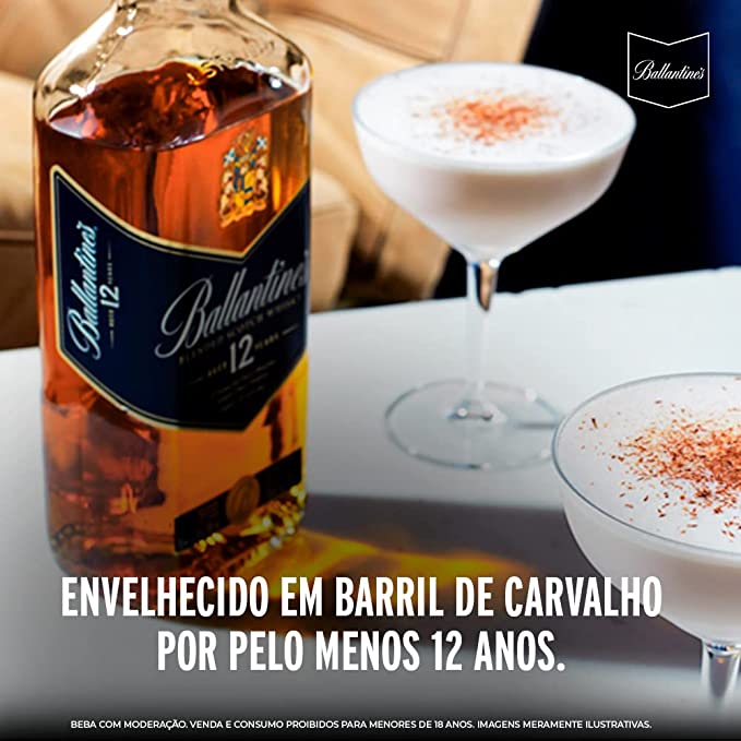 Whisky Ballantines 12 Anos, 1L