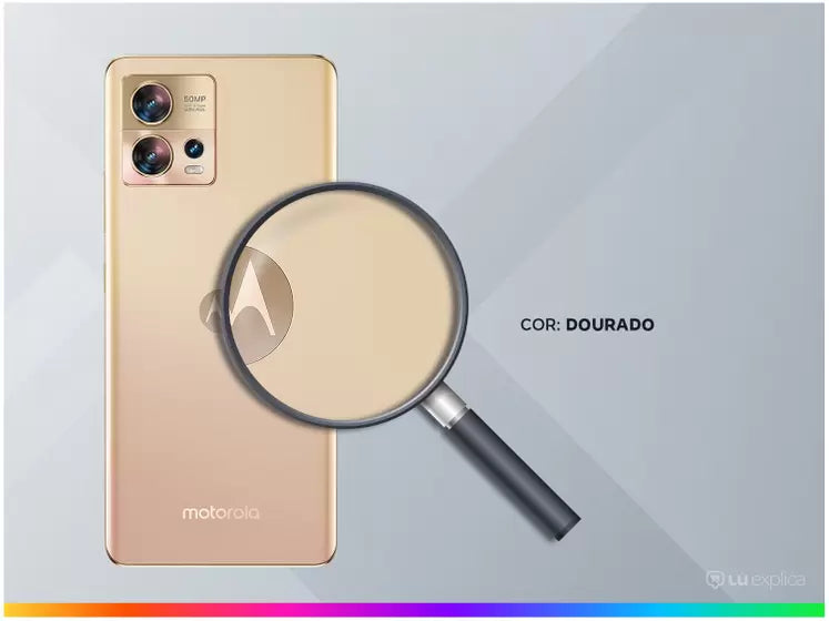Smartphone Motorola Edge 30 Fusion 256GB Dourado 5G 8GB RAM 6,6” Câm. Tripla + Selfie 32MP
