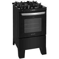 Fogão Atlas Agile Up Glass 4 Bocas Preto - Bivolt - ofertasbacanassss