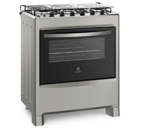 Fogão Electrolux 5 Bocas Prata 76LSU - ofertasbacanassss